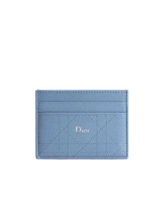 Dior Blue Trianon Freesia Card Holder