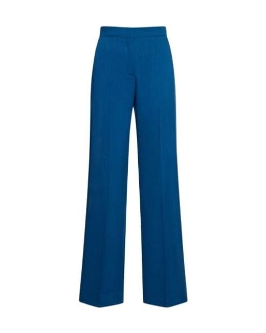 Tory Burch Blue Tailored Pendant Casual Pants