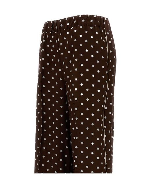 P.A.R.O.S.H. Brown Dots Trousers