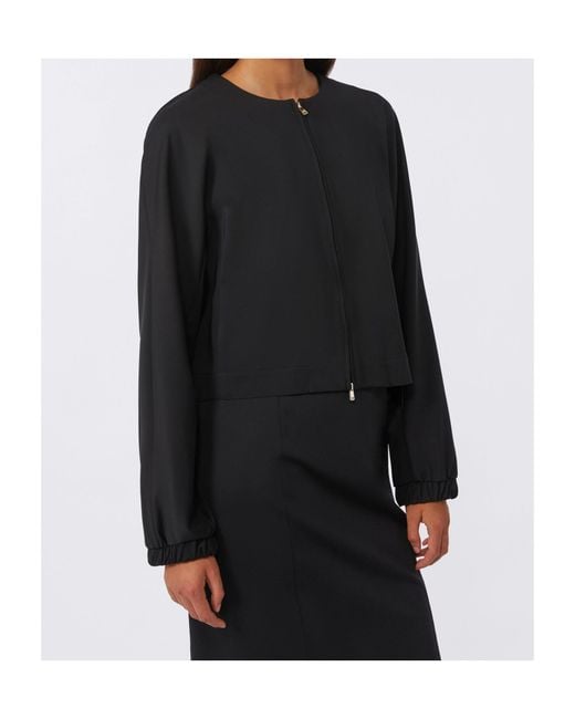 Max Mara Black Boxy Jacket