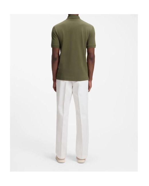 Boss Green Pure Cotton Polo Shirt With Chest Logo for men