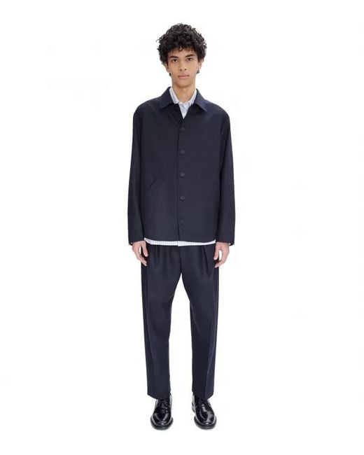 A.P.C. Blue John Shirt Jacket for men