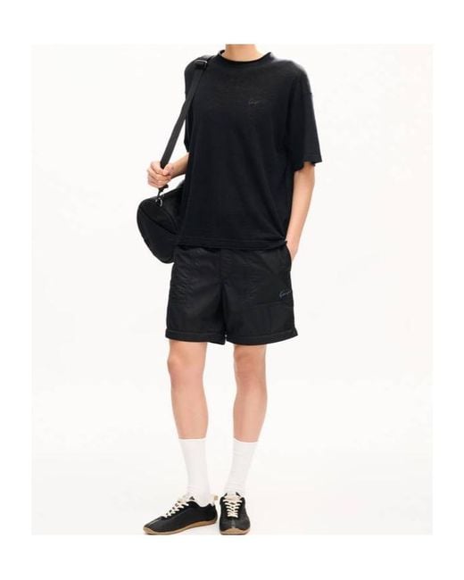 KENZO Black Signature' Embroidered Light T-Shirt for men