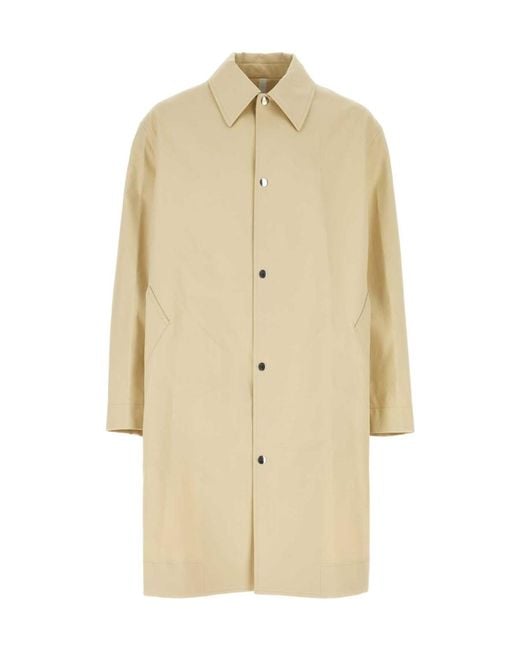 AMI Natural Ami Single-Breasted Coat for men