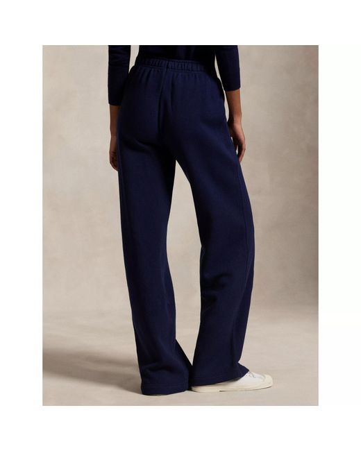 Polo Ralph Lauren Blue Wide Open Hem Fleece Joggers