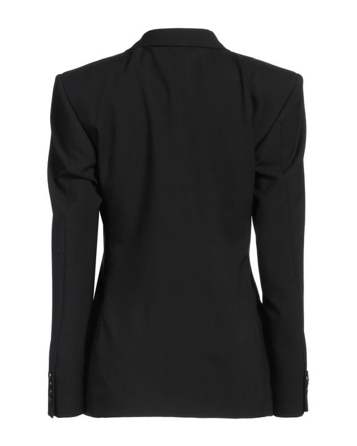 Balenciaga Black A Simple Single-Breasted Suit Jacket