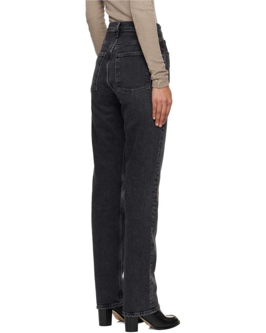Agolde Gray 90S Pinch Waist Jeans