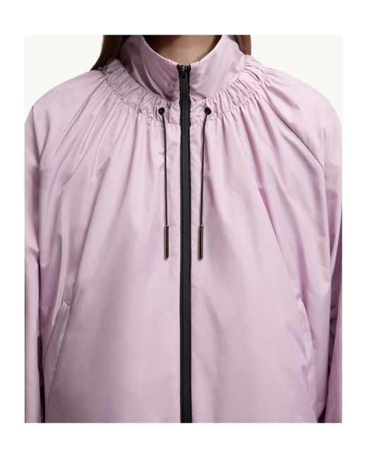 Moncler Pink Zip-Up Valencay Jacket
