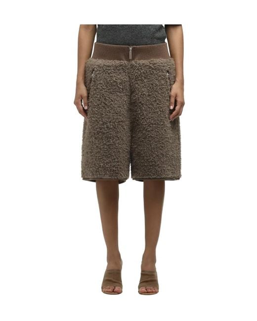 Entire studios Green Elastic-Waist Shorts for men