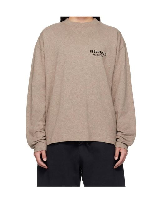 Fear Of God Natural Long-Sleeved T-Shirt for men