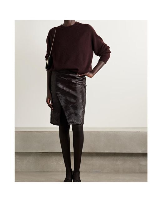 Nili Lotan Purple Trisha Cashmere Knitwear