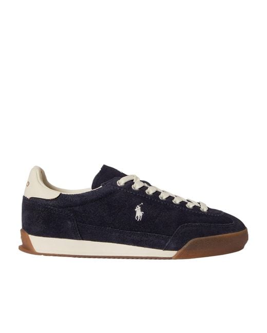 Polo Ralph Lauren Blue Lace-Up Casual Sneakers