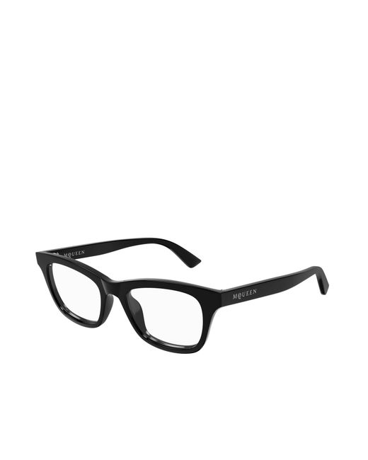 McQueen White Eyewear Square Frame Glasses