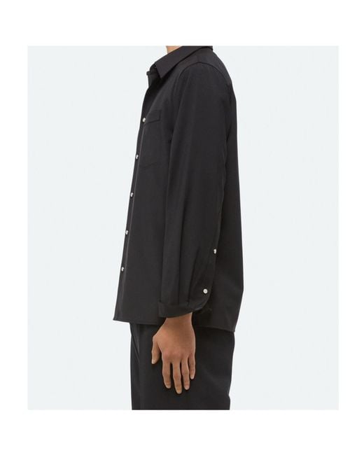 Helmut Lang Black Wool Classic Shirt for men