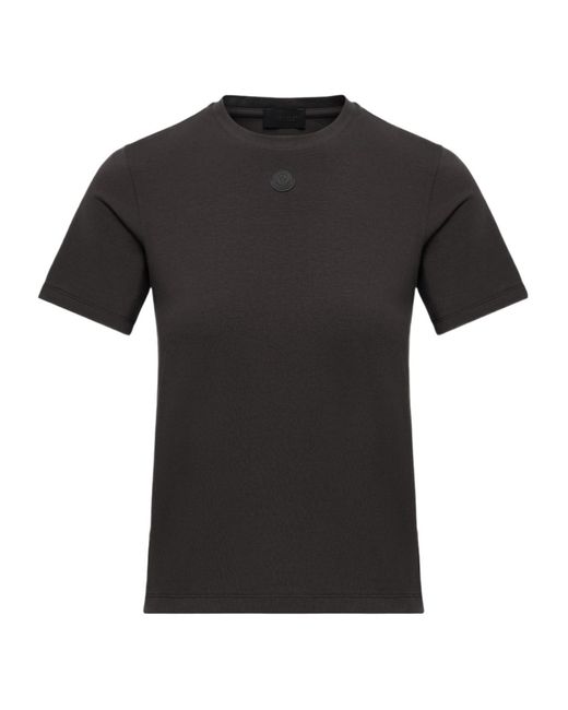 Moncler Black Logo Cotton Jersey T-Shirt