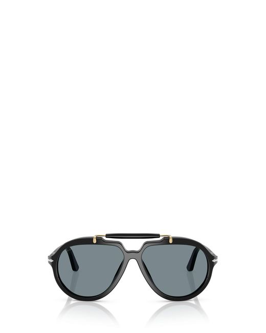 Persol Gray Pilot Frame Sunglasses for men