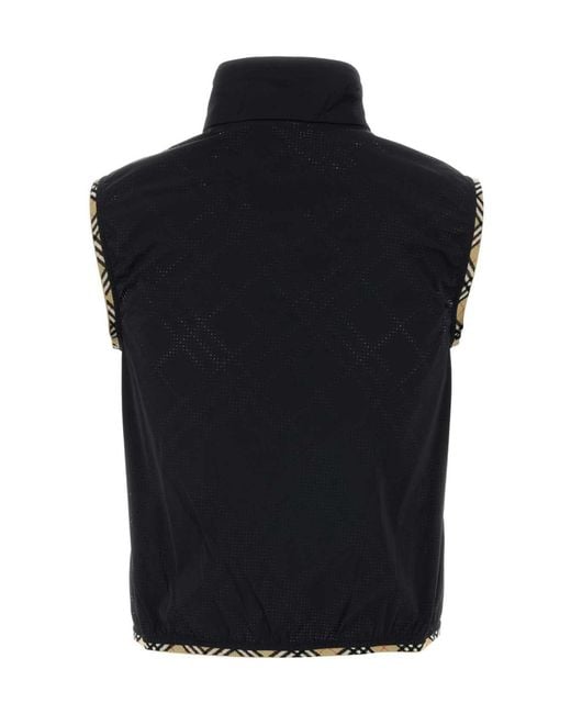 Burberry Black Aimee Sleeveless Jacket