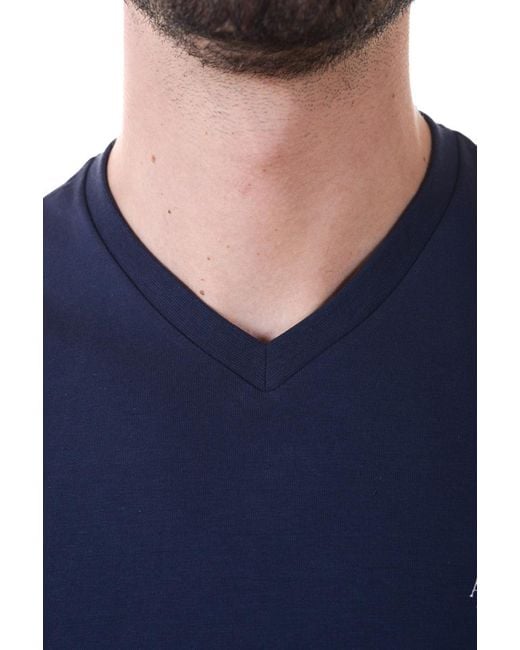 Armani Jeans Blue Logo T-Shirt for men