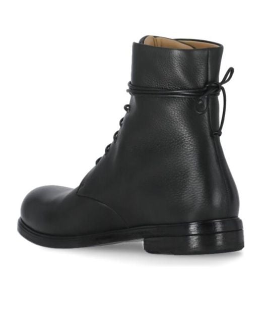 Marsèll Black Marsèll Zucca Media Lace-Up Ankle Boots for men