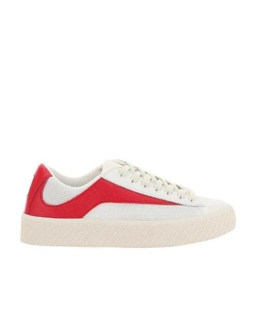 By Far Pink Rodina Low-Top Sneakers