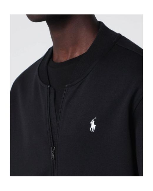 Polo Ralph Lauren Black Zipped Jacket for men