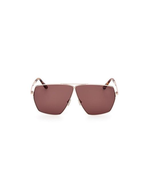 Tom Ford Pink Eyewear Pilot Frame Sunglasses for men
