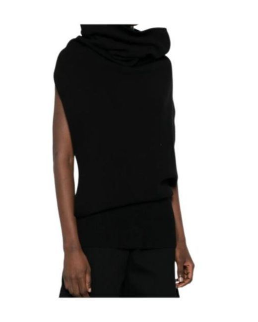 Alaïa Black Alaïa Openback Jumper