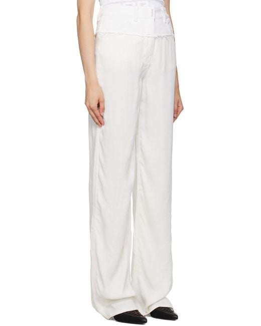 Givenchy White Oversized Jeans