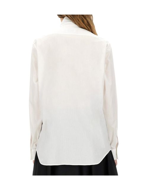 Moschino White Long Sleeve Shirt