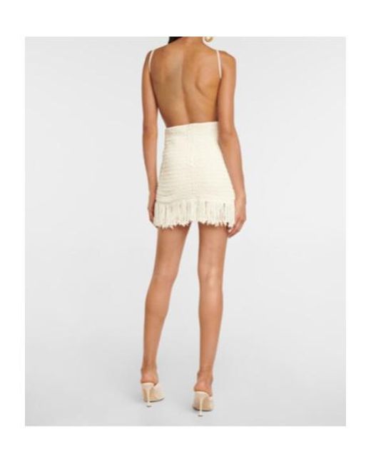 Magda Butrym White Knit Minidress
