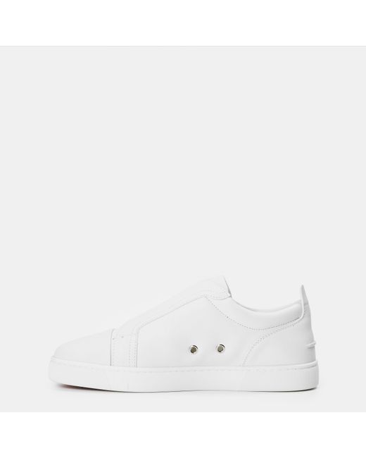 Christian Louboutin White Chr St Louis Low-Top Trainers for men