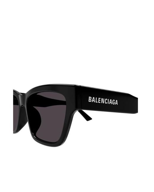Balenciaga Black Eyewear Rectangular Frame Sunglasses