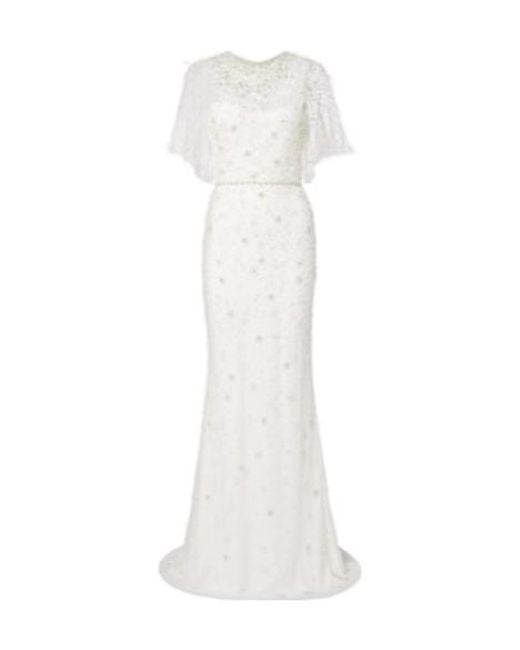 Jenny Packham White Bridal Sylvia Embellished Gown
