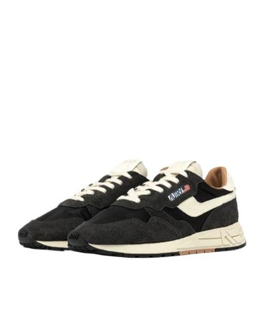 Autry Black Reelwind Low Sneakers for men