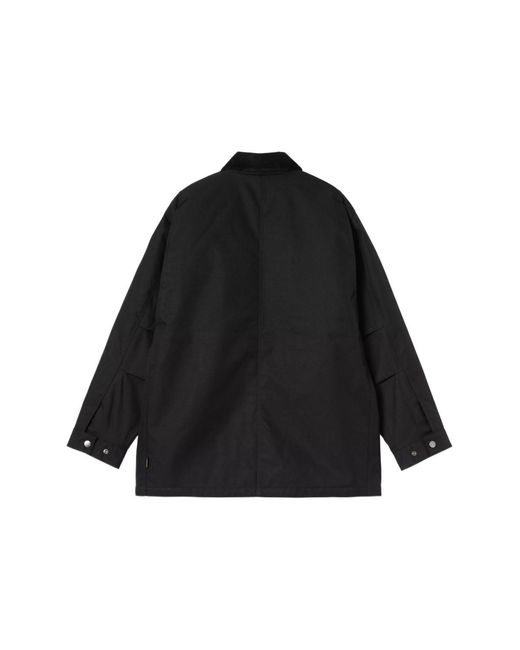 Carhartt Black Adair Logo Patch Jacket for men