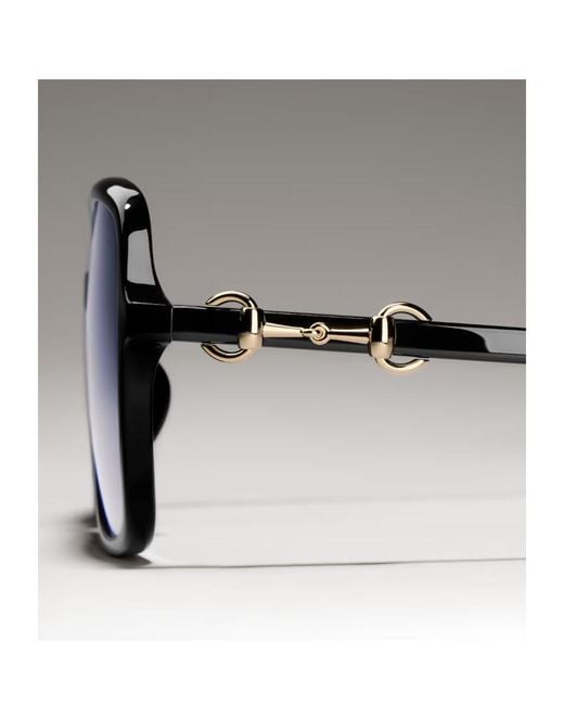 Gucci Blue Geometric Sunglasses for men