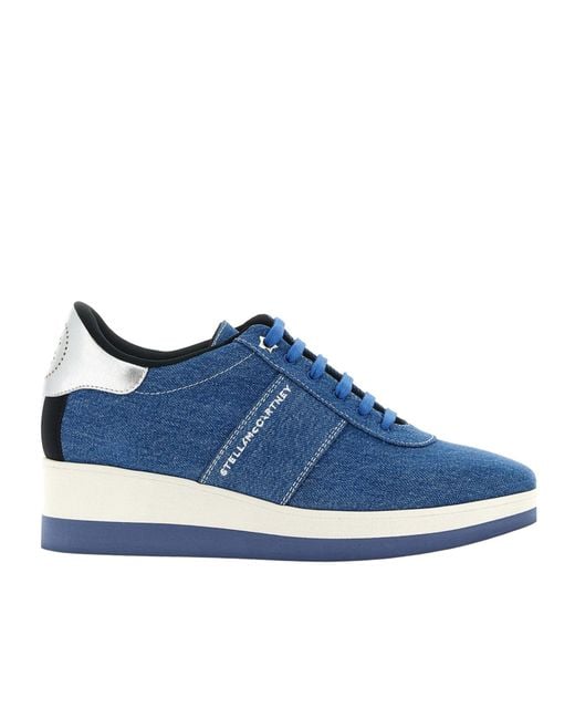 Stella McCartney Blue 'Sneakelyse' Sneakers