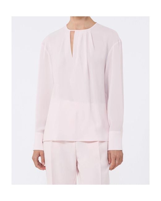 Max Mara Pink Crew Neck Shirt