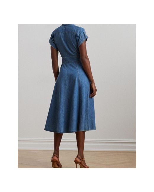 Ralph Lauren Blue Denim Shirt Dress