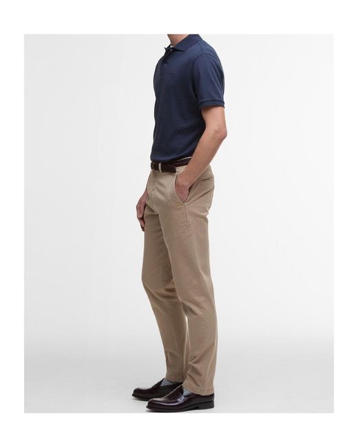 Barbour Blue Hylton Short-Sleeved Polo Shirt for men