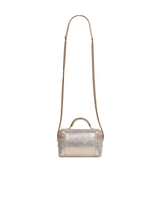 Stella McCartney Metallic Falabella Vanity Zipped Tote Bag