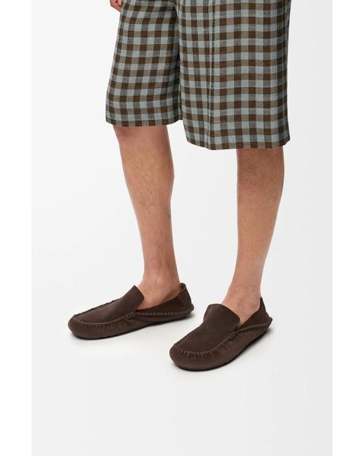 Loewe Brown Rambla Driving Loafer for men