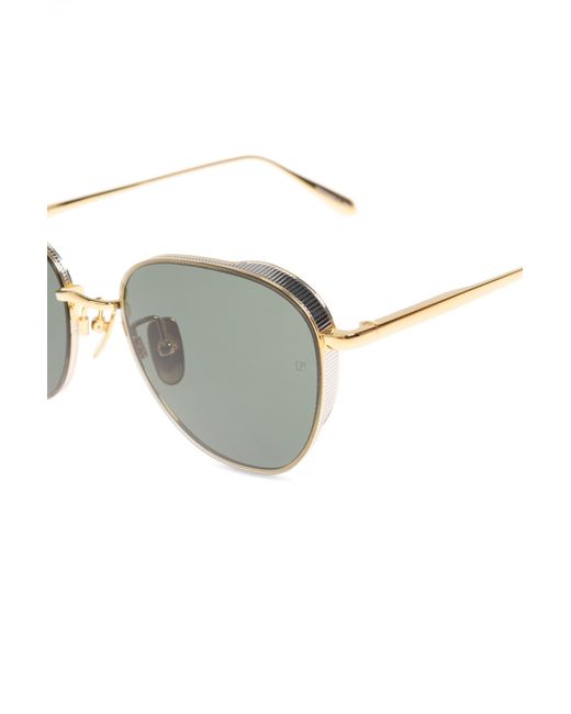 Linda Farrow Metallic Hardy Sunglasses
