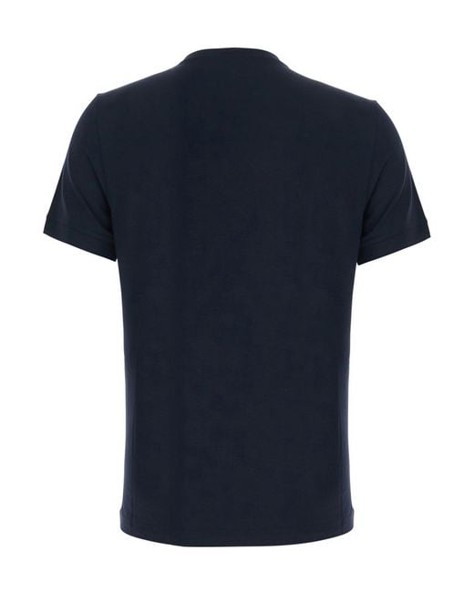 Giorgio Armani Black Crew-Neck T-Shirt for men