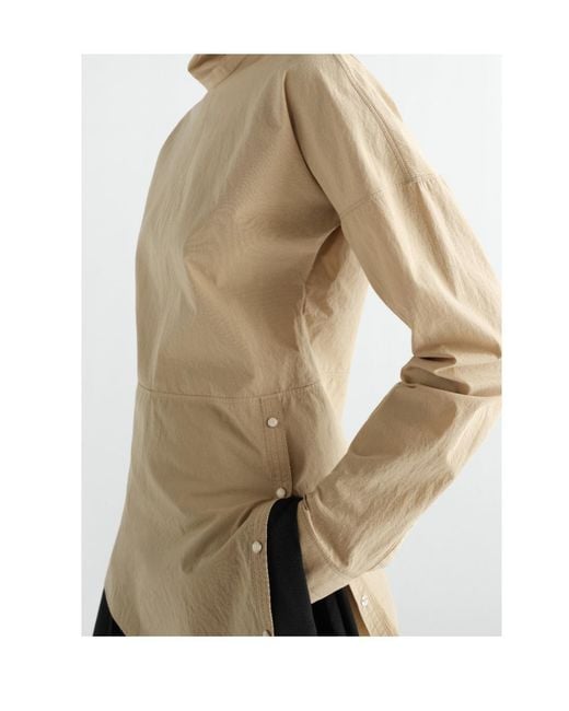 Lemaire Natural Press-Stud Bib Top