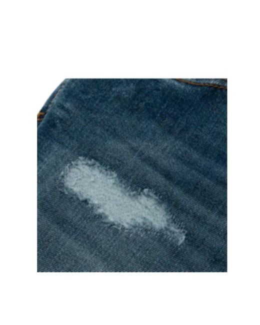 Just Cavalli Blue Logo Straight Jeans for men