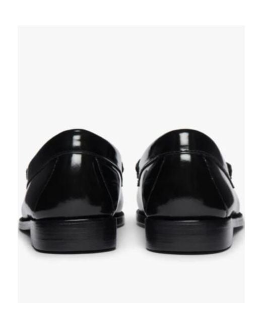 G.H.BASS Black Easy Weejuns Larson Loafers