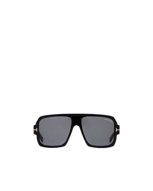 Tom Ford Black Eyewear Square Frame Sunglasses for men