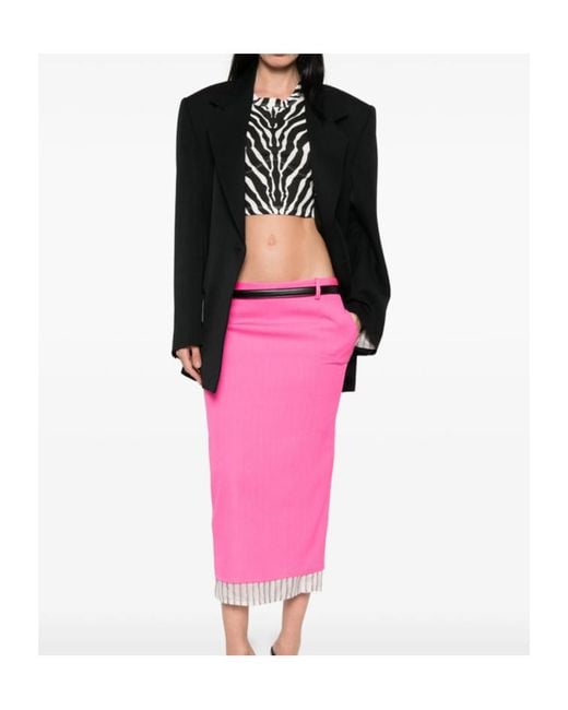 The Attico Black The Single-Breasted Oversized Blazer