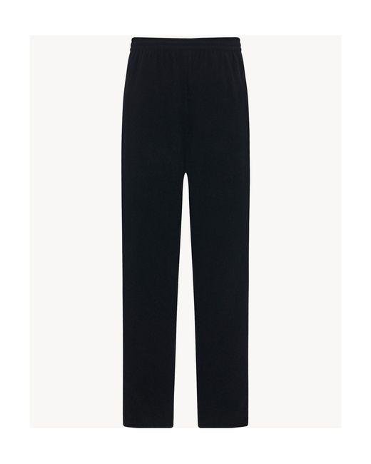 The Row Black Belt-Loop Casual Pants